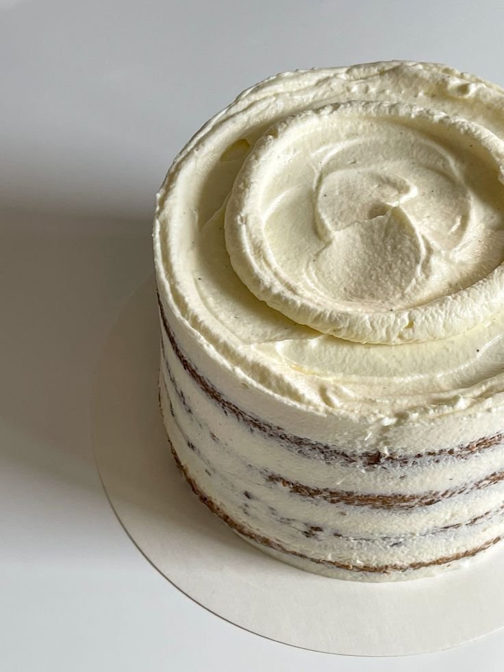 Tarta blanca elaborada artesanalmente